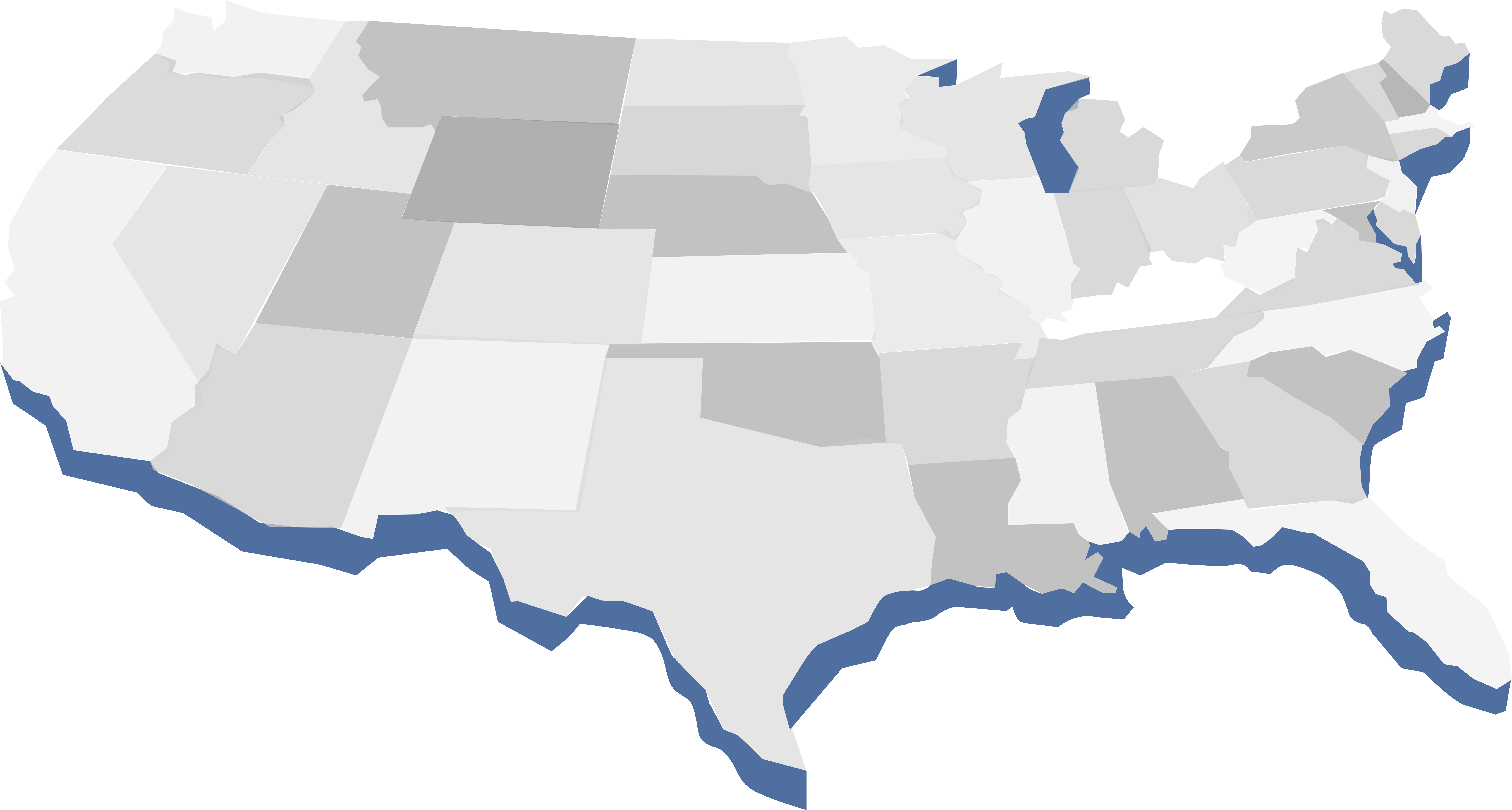 UZURV 3D map of United States